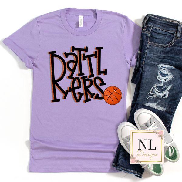 Rattlers Basketball Doodle