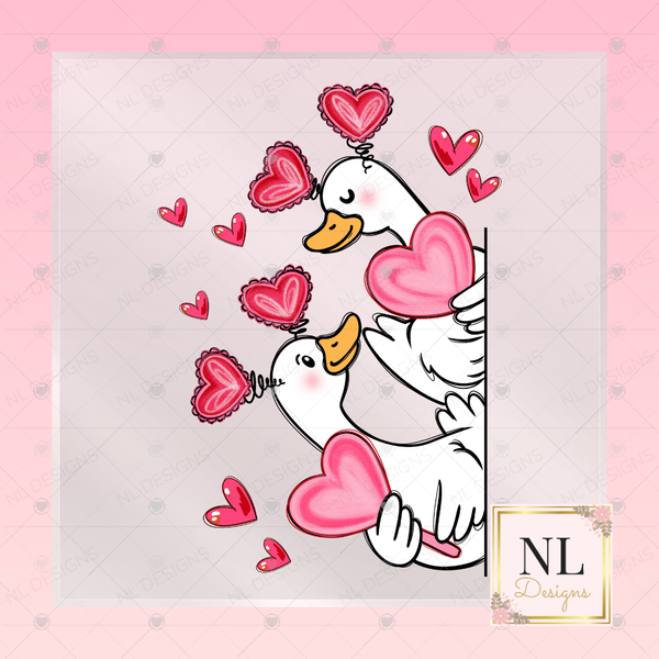 Lovey Goose - Valentine's Day DTF Transfers