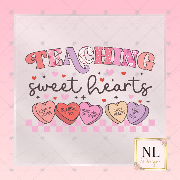 Teaching Sweet Hearts 3 - Valentine's Day DTF Transfers