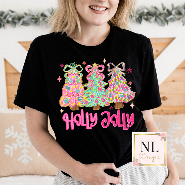 Holly Jolly Tree Trio