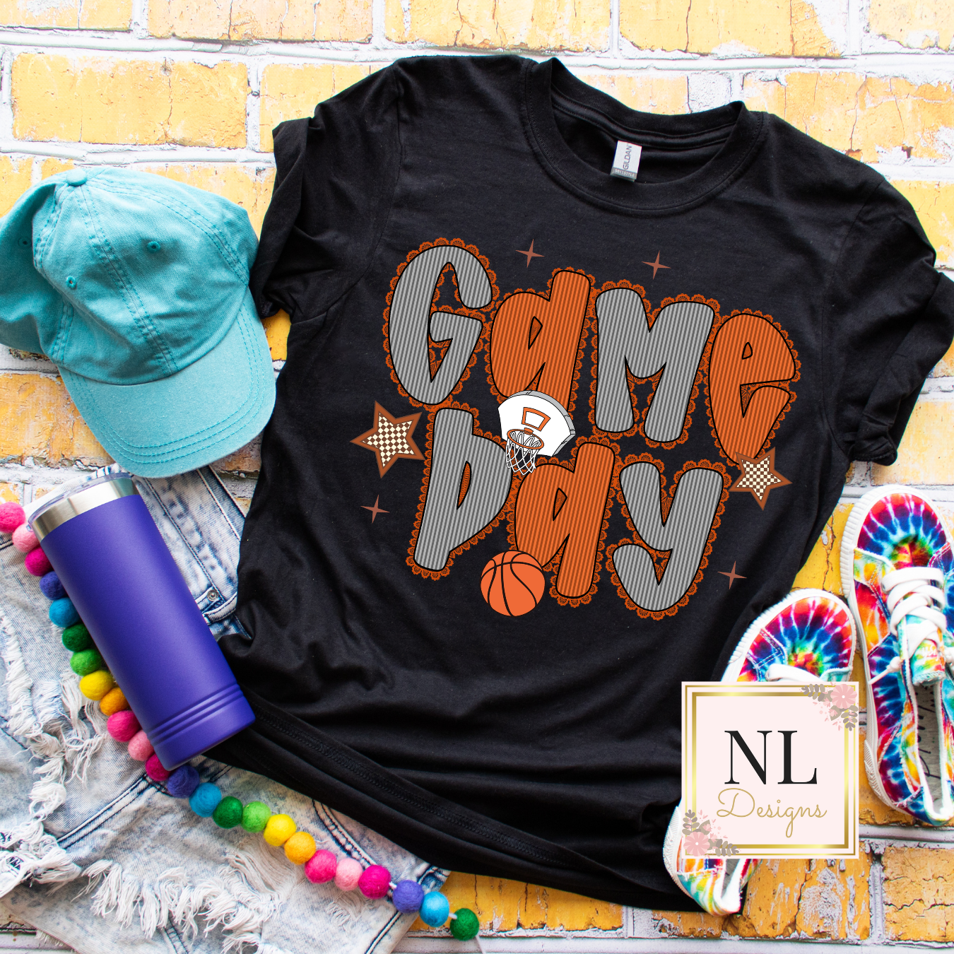 Basketball Game Day Seersucker