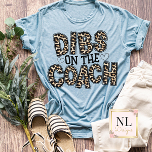 Dibs on the Coach Leopard Doodle Letters