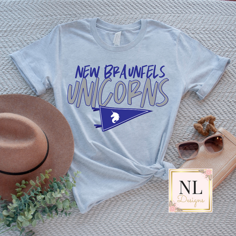 New Braunfels Unicorns Flag