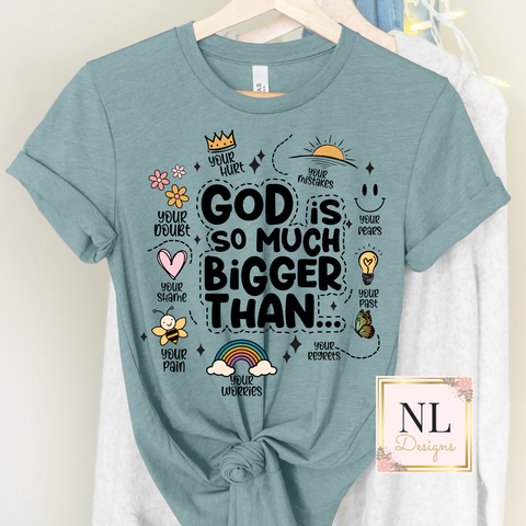 God is so much bigger than...
