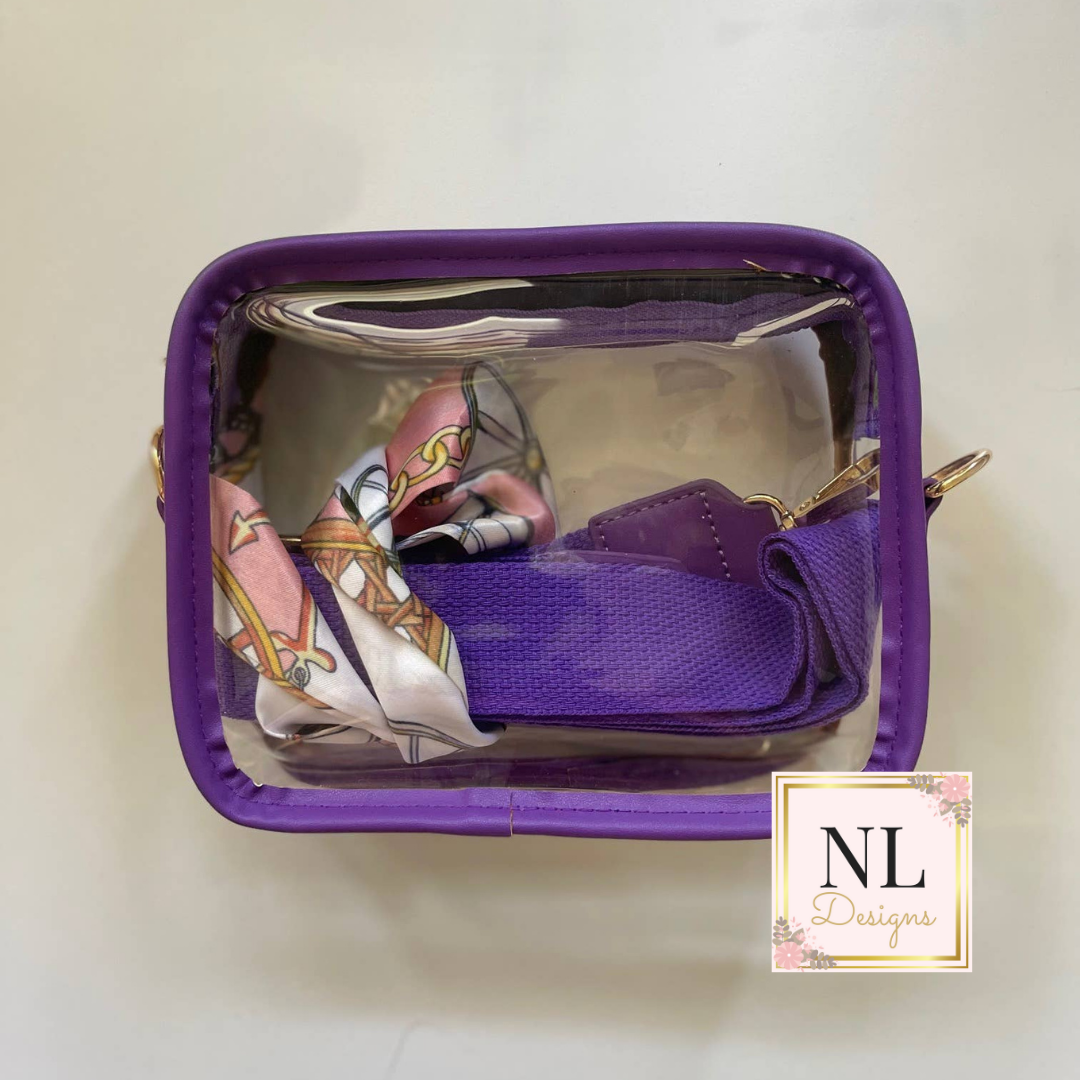 Stadium Bag, Clear Crossbody Bag