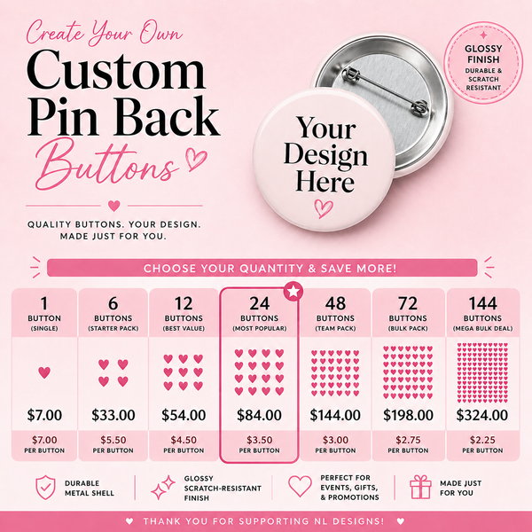 Custom 2.25" Round Pinback Button