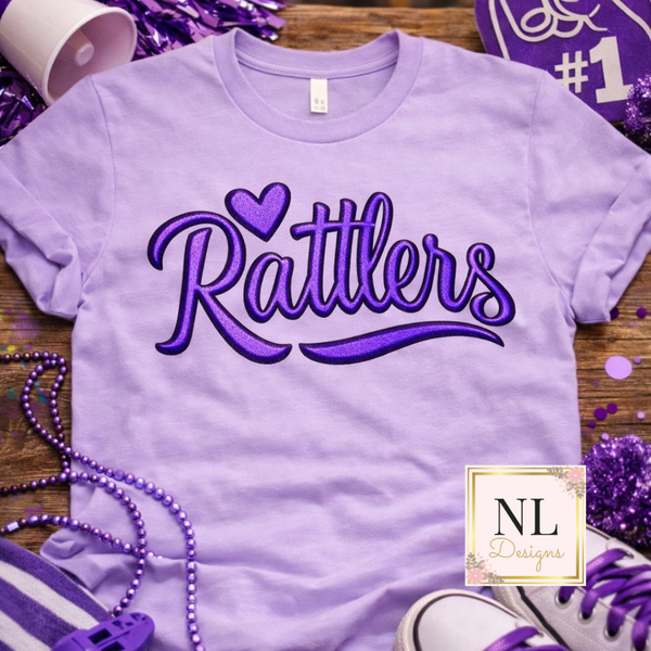 Rattlers Metallic Puff T-Shirt