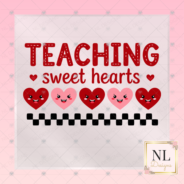 Teaching Sweet Hearts 1 - Valentine's Day DTF Transfers