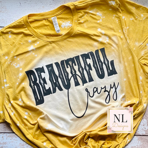 Beautiful Crazy Bleached Tee - 2XL