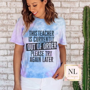 Teacher Out of Order