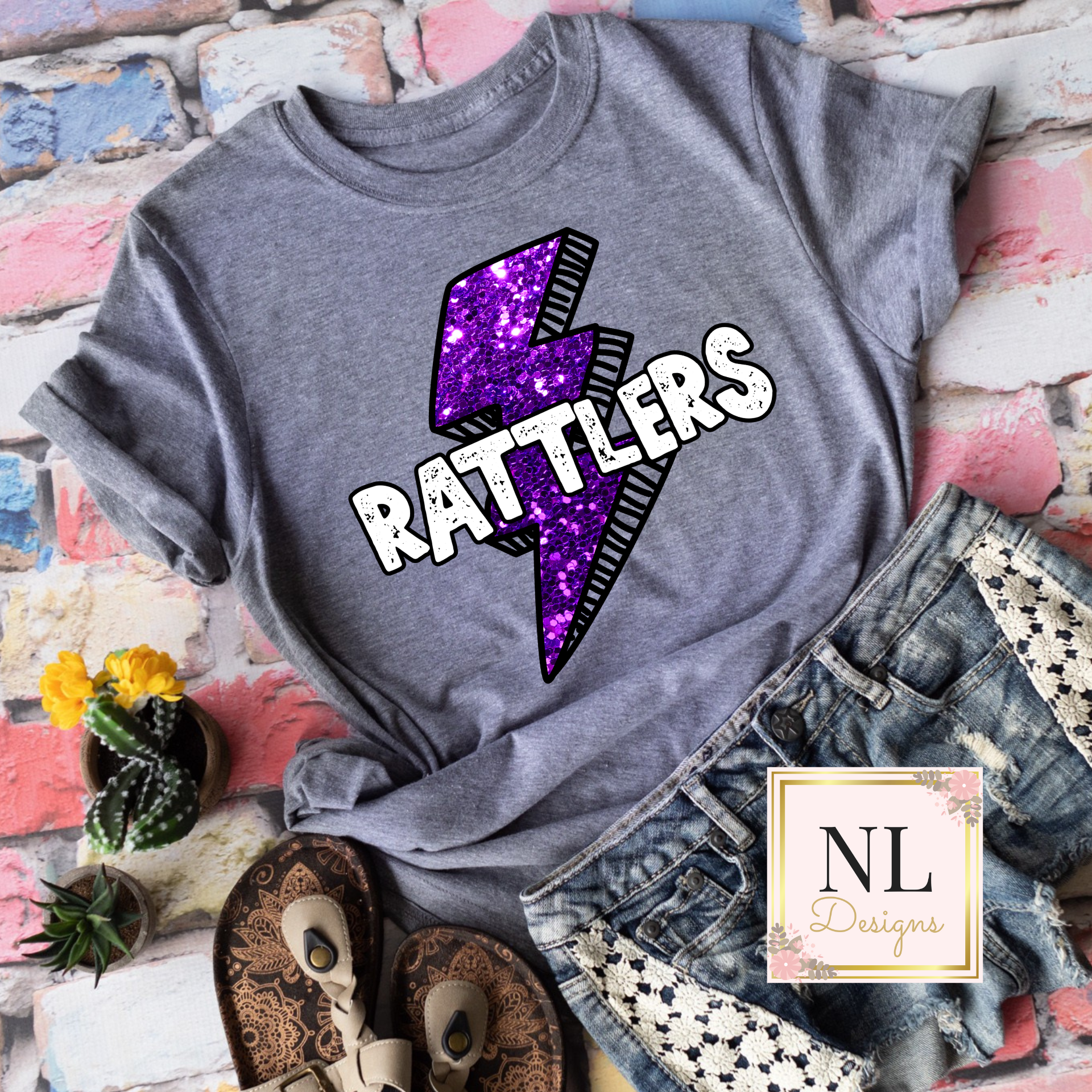 Rattlers Glitter Bolt