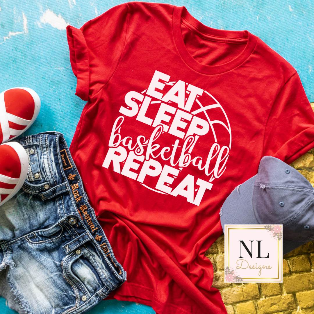 Eat Sleep Basketball Repeat