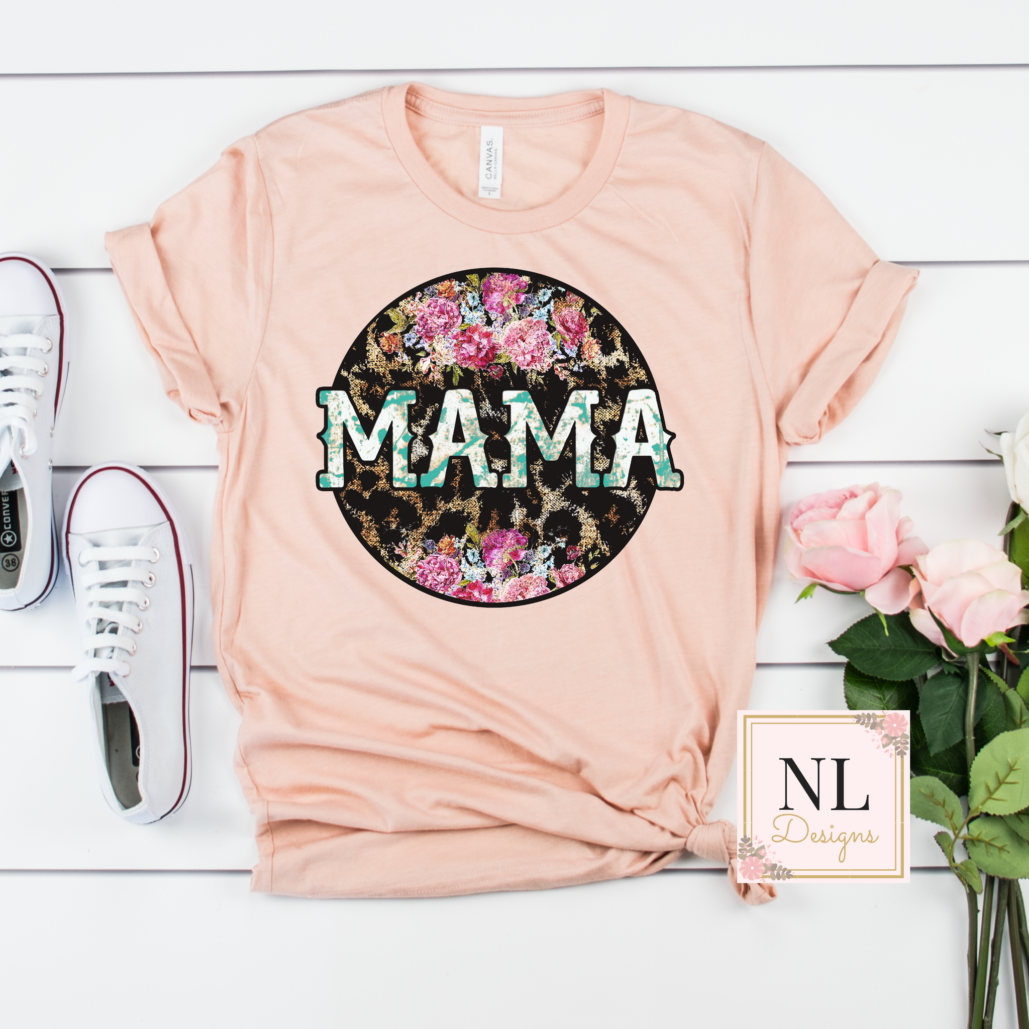 Mama Floral Circle
