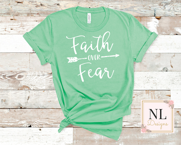 Faith Over Fear Arrow
