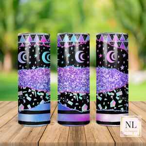 Moon Purple Skinny Tumbler