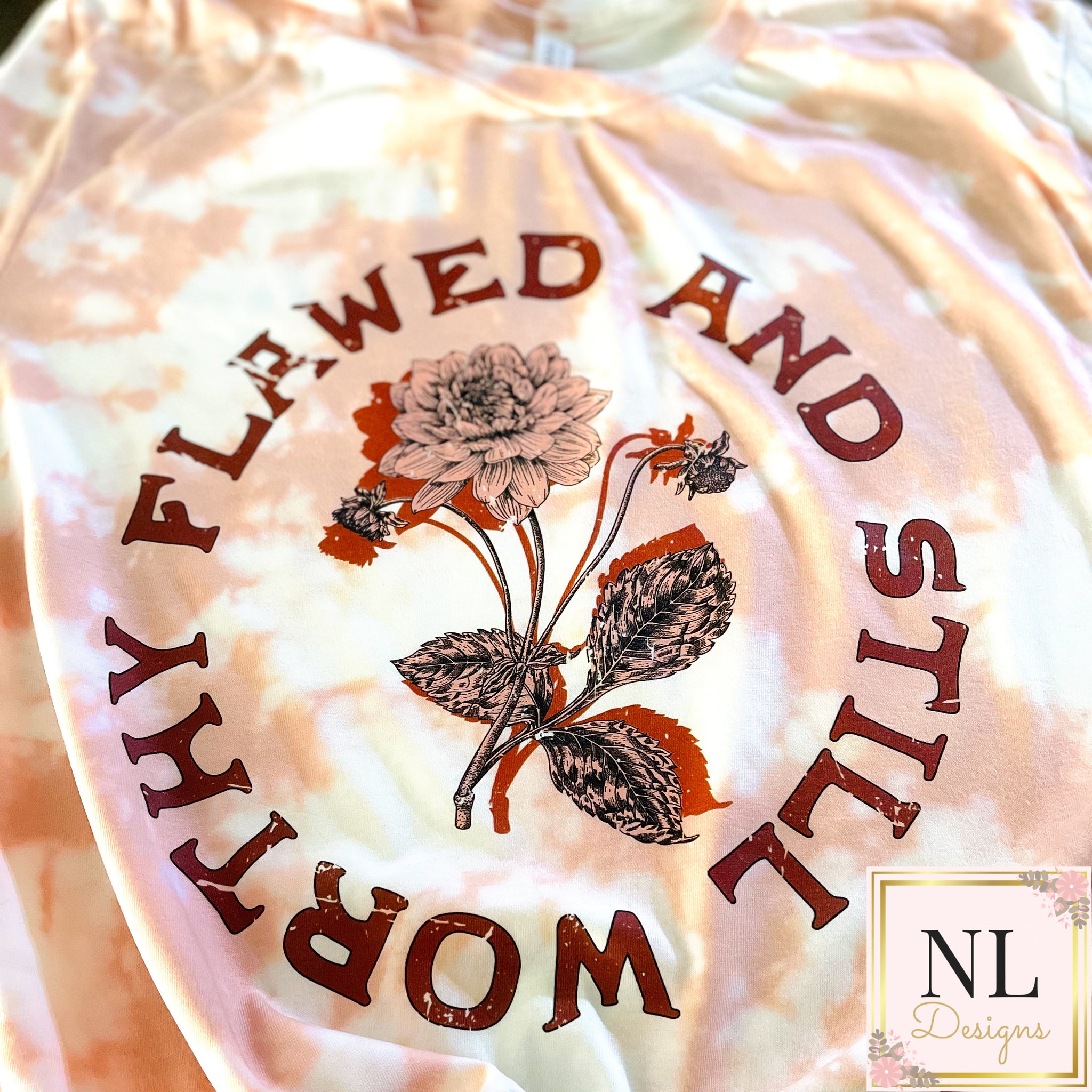 Flawed and Still Worthy Bleached Tee