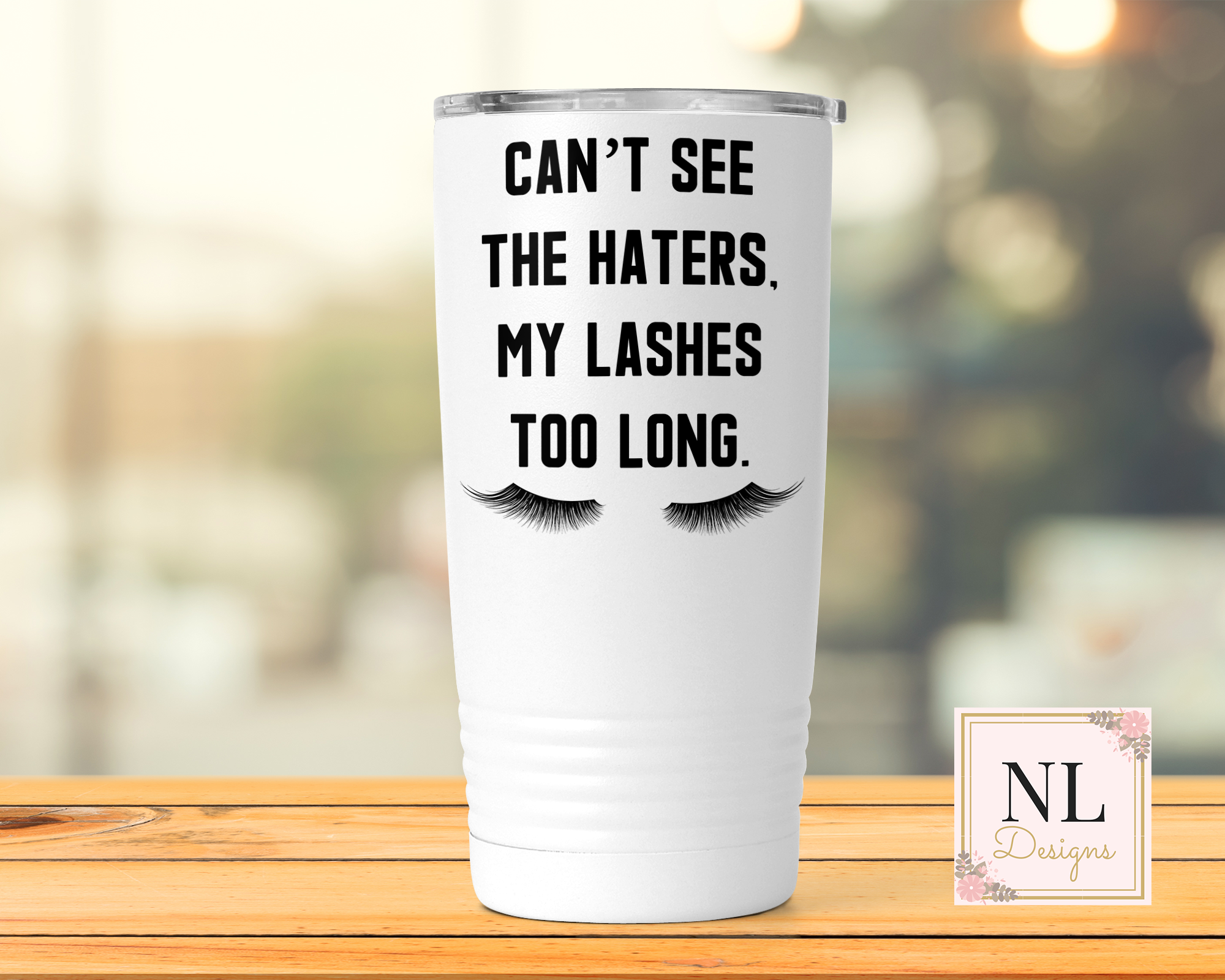 Can't See the Haters 20oz Ring Base Tumbler