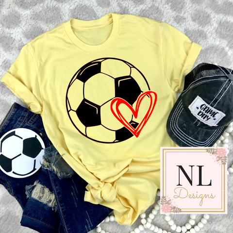 Soccer Ball with Heart